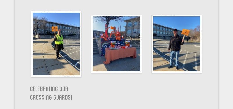 celebrating our crossing guards!